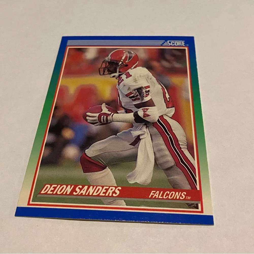 Deion Sanders 1990 Rookie Score Football Card Vintage collectible